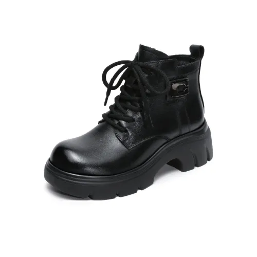 SENJIALUO 9,5 см Мартин Ботинок 5,0 см Женский