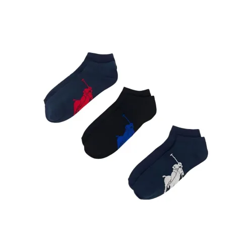 Polo Ralph Lauren SS23 Низкие носки для мужчин упаковка из 3 пар
