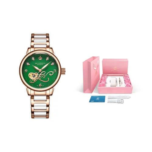 MG.ORKINA MG Механический механизм нержавеющая сталь керамический ремешок женские часы многоцветный циферблат