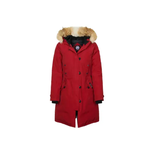 Canada Goose Kensington Series Пуховик Зимний Женский Красный