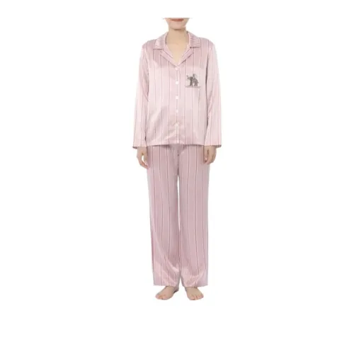 THE BEAST Розовые полосы Унисекс Пижамные комплекты