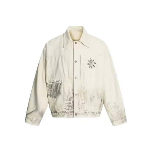 Eat Studios Белый Унисекс Куртки