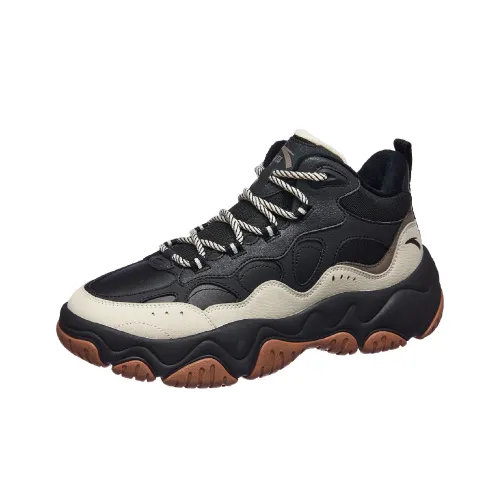 ANTA Stream Fireflies Термический Износостойкий Низкий Топ Кроссовки для бега Мужские Черные