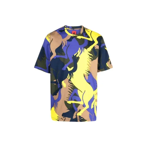 Ferrari Синий Мужская T-Рубашка