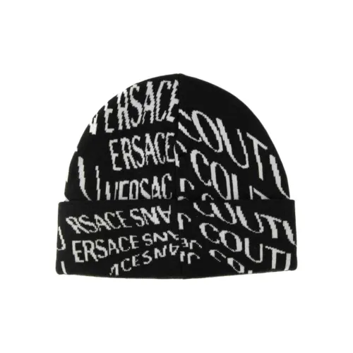 VERSACE Полиэстер Шапки-бини Мужской Черный