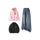 [Thickened и с флисовой подкладкой] Силиконовый двойной подъем век K сахарно-розовый + однотонный джинсовый синий + силиконовый двойной подъем век K черный