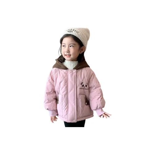 Rindu Хлопковый пуховик Осенний Розовый Детский