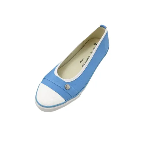LONGCHAMP Le Pliage Original Low Top Canvas Shoes Women's Blue LONGCHAMP Le Pliage Оригинальный Низкие Кеды из Холста Женские Синие