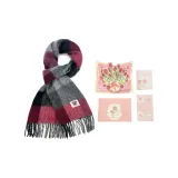 Серый, черный, красный, квадратный, розовый, поздравительная открытка, конверт, наклейка