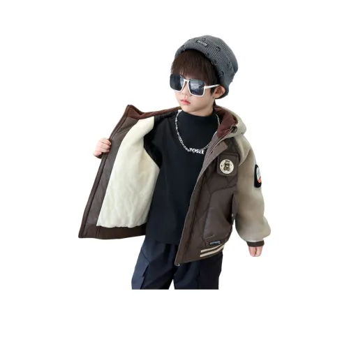 Деревянные дома Хлопковый пуховик для детей 3-7 лет