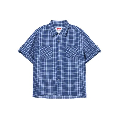 Beyond Closet Морской синий Унисекс Рубашки