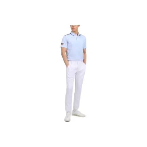 TITLEIST Небесно-голубая мужская поло