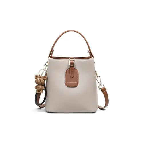 Younger Song Сумка из коровьей кожи женский серый