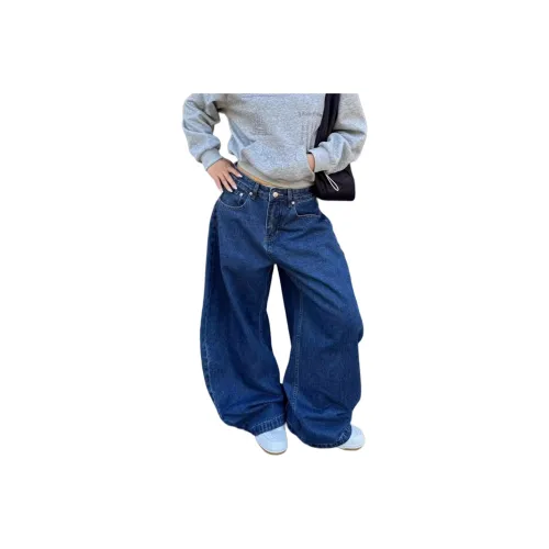 KAIZZGAO Темно-синий мужской джинсы