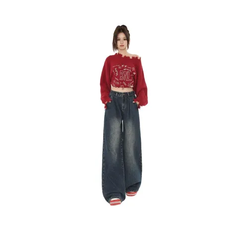 STGX Red Women's Jeans STGX Красный Женские Джинсы