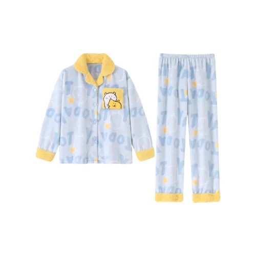 Qiao Ni Tong Унисекс Пижамные комплекты