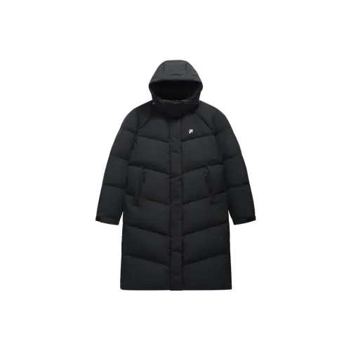 FILA FUSION LONG DOWN JACKET Женские Глубокий Черный
