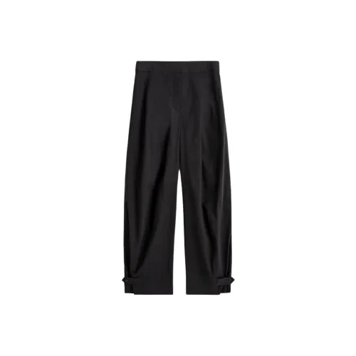 COS Черные Женские Повседневные Брюки