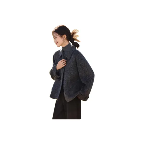 LUYOUYE Метеоритный серый Женское пальто