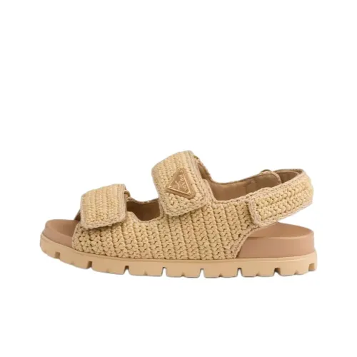 PRADA One Ремешок Сандалии Женские Коричневый