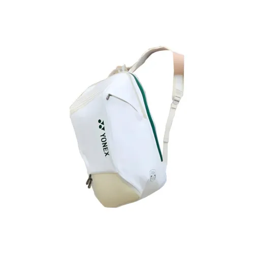 YONEX Шанхай Мастер Соревнование Коллаборация Искусственная кожа Yy Теннис Сумка Рюкзак Обычный Унисекс Белый золотой