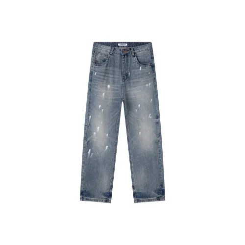 CHOCOOLATE XPB0448 Blue Unisex Jeans CHOCOOLATE XPB0448 Синий Унисекс Джинсы