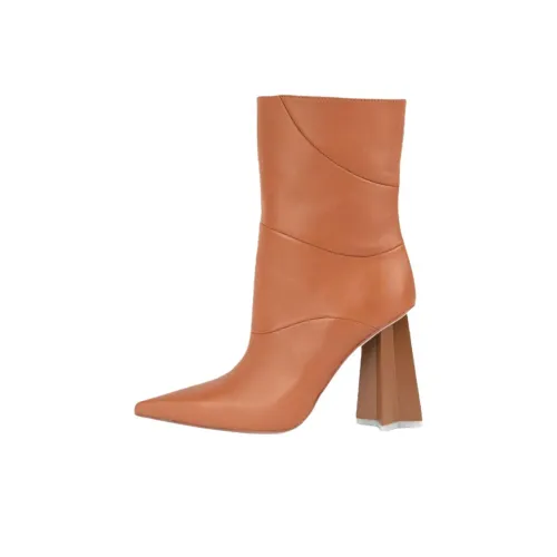 CHIARA FERRAGNI Ботильоны 10 см Женские Коричневый