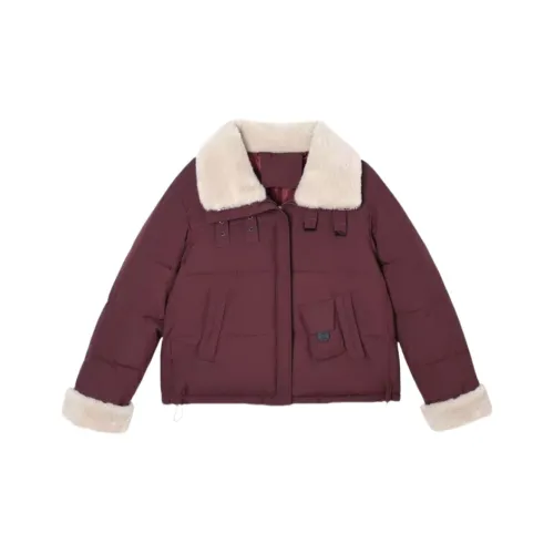 Incolore Бургунди Женские Пуховики