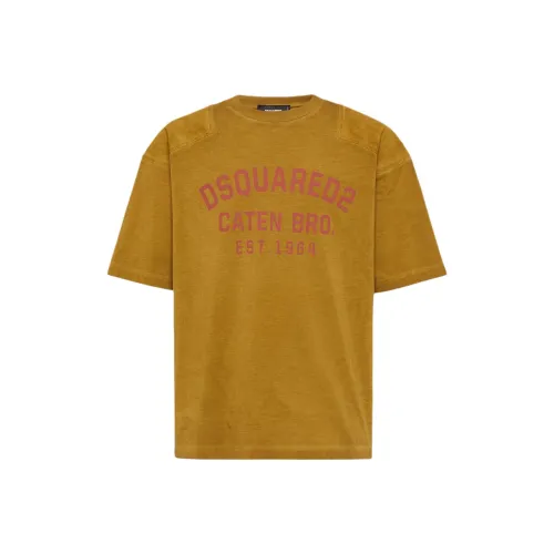 DSQUARED 2 Зеленый Мужской T-Рубашки