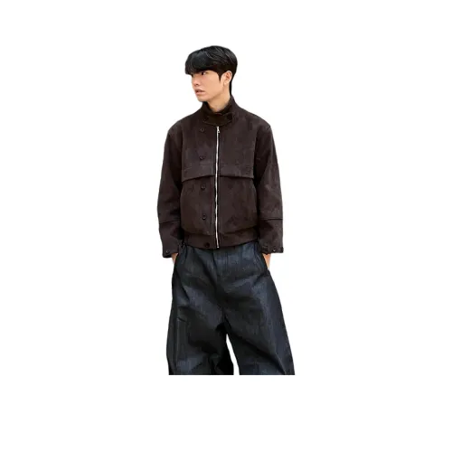 TUOFEI Коричневый Унисекс Куртки