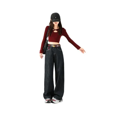 STGX Red Shades Wa Black Shades Женские Джинсы