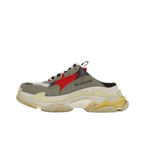 Balenciaga Triple S Домашние тапочки Мужской Серый