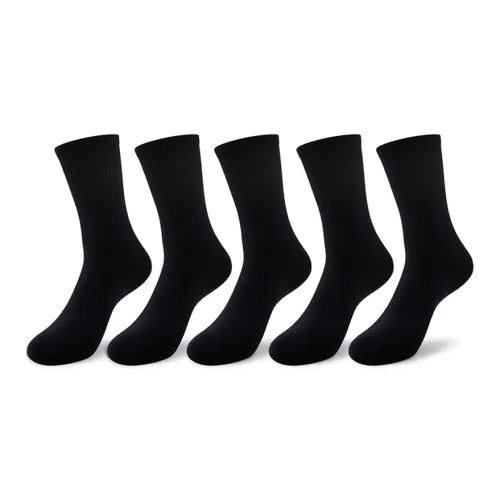NAVIGARE [5 пар] 5 Черные Мужские Носки до икры MID
