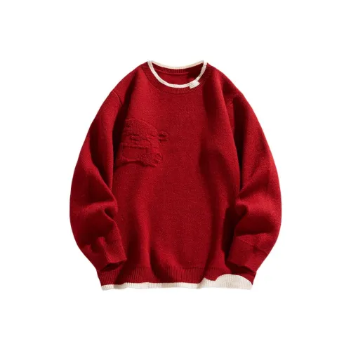 HATCHESSEL Круглый вырез Вязаная модель Свитер Унисекс