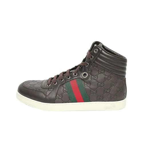 GUCCI Высокие Кроссовки для скейтбординга Мужские Черные