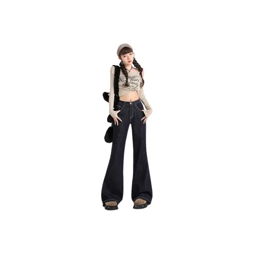 STGX The Модель's Одежда относится к темно-синим цветам это женская одежда джинсы