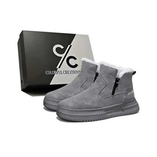 Colorful Creations Термический Увеличивающий Высоту Устойчивый к Износу Противоскользящий Короткий Снегобут Мужской