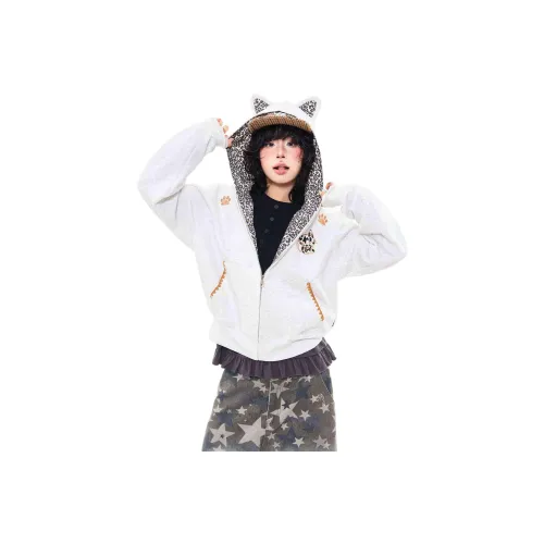 UNA RETA Серый Женский Свитшот