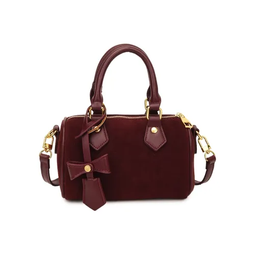 CHINLLO Замша Сумка через плечо Стандартная Черный Бордовый Кофейный