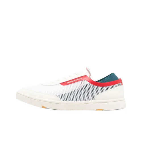 Orlebar Brown Larson OB Low Топ Скейтборд Кроссовки Мужские Белые