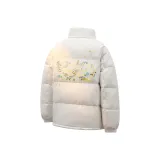 Абрикосовый хлопковый пуховик