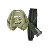 [Thickened и с флисовой подкладкой] Di Yuanxing Полынно-зеленый + Однотонный цвет селадона