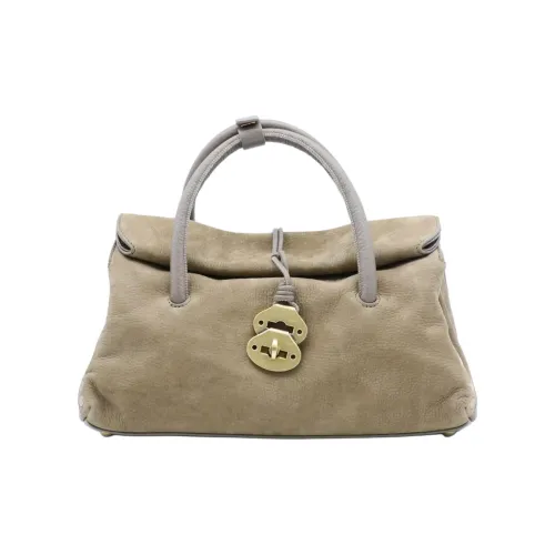 Zanellato Кожа Сумка Маленькая Унисекс Серого цвета