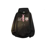 Черный [Розовый галстук, утолщенный и с флисовой подкладкой]