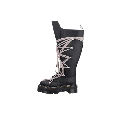 RICK OWENS RO DR. MARTENS Коллаборация 1460 Колено Высокие сапоги Женские Черный