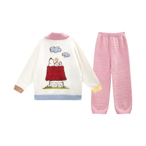 GUKOO X SNOOPY Пижамный комплект женский цвет сливовый