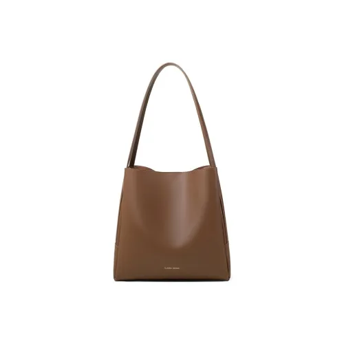 Younger Song Сумка через плечо из коровьей кожи стандартная женская кофейного цвета