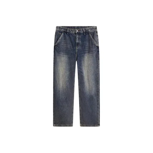 MODE COMMUTER Gray Blue Men's Jeans MODE COMMUTER Серо-синие мужские джинсы
