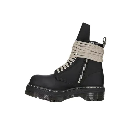 RICK OWENS RO DR. MARTENS Коллаборация 1460 Короткий Мартин Ботин Женские Черный