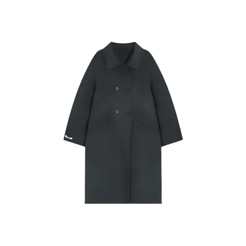 GZQJ Серый Женский Пальто